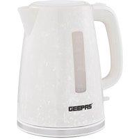 Geepas SKYE Collection 1.7L Cordless Kettle 2200W in White