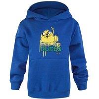 Adventure Time Boy's Hoodie | Blue | Official Merch | Size: 5-6 Years