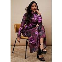 Occasion Floral Open Back Midaxi Dress