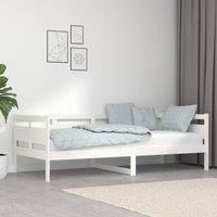 Berkfield Home Day Bed White Solid Wood Pine 90x200 cm