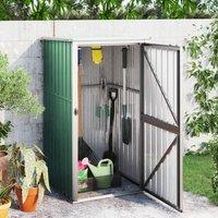 Berkfield Home Garden Tool Shed Green 88x89x161 cm Galvanised Steel | Size: 88 x 89 x 161 cm