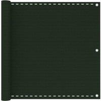 Berkfield Home Balcony Screen Dark Green 90x300 cm HDPE
