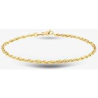 T.H.Baker 9ct Yellow Gold 7.5 Inch Prince of Wales Chain Bracelet 1.29.4322 | Size: 7.5inch