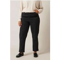 Evans Women's Denim Mom Jeans in Black | Size: 20