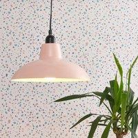 ValueLights Civic Pair of Pink Ceiling Pendant Shade