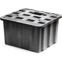 Primrose 200L Heavy Duty Plastic Reservoir For Water Features & Fountains in True Black