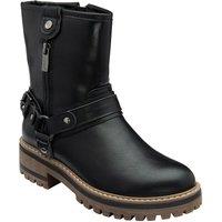 Lotus Women's 'Hyde' Zip-Up Ankle Boots in Black | Size: 6