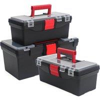 simpa Men's 3PC Toolbox Organiser Set in Black