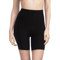 Chantelle Women's SoftStretch High Waisted Mid Thigh Shorts in Black