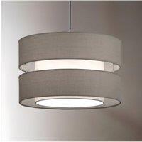 CGC Lighting 'Gayle' Grey Two Tier Lamp Shade