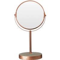 Orsina Neptune Round Swivel Bathroom Mirror in Grey