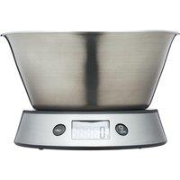 Taylor Weighing Bowl Digital Dual 5Kg Kitchen Scale in Silver