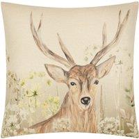 Evans Lichfield Bramble Stag Tartan Polyester Filled Cushion | Size: 43 cm x 43 cm