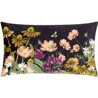 Wylder Nature Braywick Auburn Floral Velvet Polyester Filled Cushion | Size: 30 cm x 50 cm