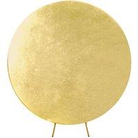 Neel Blue Round Arch Backdrop Cover Spandex Wrinkle-Resistant Circle Arch Stand Cover - 180cm in Gold