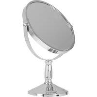Orsina Chrome Large Swivel Mirror in Silver