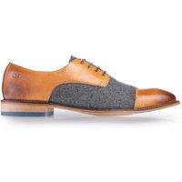 Oswin Hyde Men's Eldridge Leather Derby in Light Brown | Size: 8