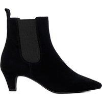 Dune London Women's 'Obvious' Suede Ankle Boots in Black | Size: 5