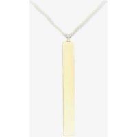 T.H.Baker Women's 9ct Yellow Gold Vertical Bar Pendant 1.19.7490 | Size: 17 inches