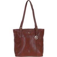 Ashwood Leather Women's 'Evie' Classic Real Leather Tote Bag in Light Brown
