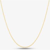 T.H.Baker 9ct Yellow Gold 16inch Fine Curb Chain G10C16 | Size: 16 inches