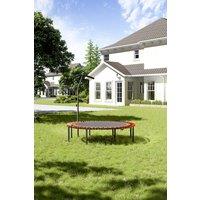 48in Bungee Cords Foldable Round Orange Trampoline with Adjustable T-Handle Bar