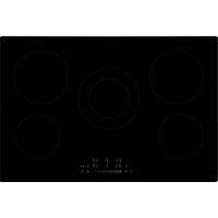 Willow 77cm Ceramic Hob Touch Control Hardwired with 5 Cooking Zones in Black