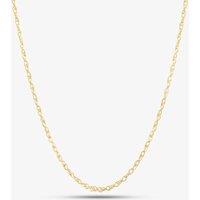 T.H.Baker 9ct Yellow Gold 16inch Fine Prince of Wales Rope Chain G7R16 | Size: 16 inches