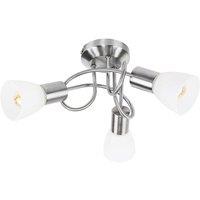 ValueLights Kololi 3 Way Silver Ceiling Bar Light