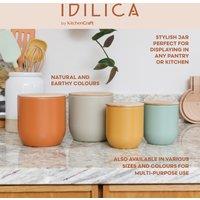 KitchenCraft Idilica Metal Storage Canister Set, 4 pc