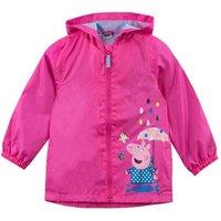 Peppa Pig Girl's Muddy Puddles Raincoat in Pink | Size: 2-3 Years