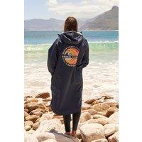 Animal Men's 'Hazey' Waterproof Coastal Summer Beach Parka in Dark Blue | Size: Medium
