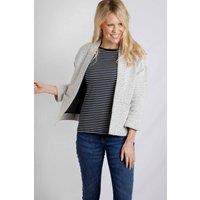 Weird Fish Women's Santosh Macaroni Kimono Cardigan in Ivory | Size: 12