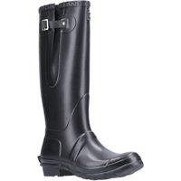 Cotswold Women's 'Windsor Welly' Rubber Wellington Boots in Black | Size: 5