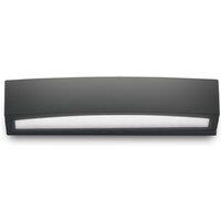 Netlighting Andromeda 2 Light Outdoor Large Up Down Wall Light Black Putty IP54 E27