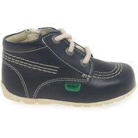 Kickers Men's 'Baby Hi Zip' First Boots in Navy | Size: 3.5
