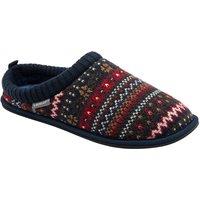 Dunlop Men's 'Truman II' Textile Slippers in Mid Navy | Size: 11