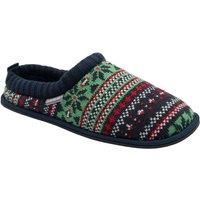 Dunlop Men's 'Truman II' Textile Slippers in Navy | Size: 11