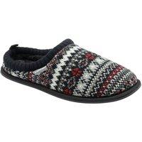 Dunlop Men's 'Truman II' Textile Slippers in Black | Size: 12