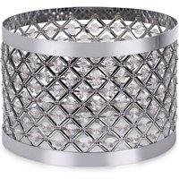 ValueLights Hadley Silver Jewel Pendant Ceiling Floor Light Lamp Shade & 10w LED