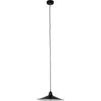 Orsina Black & White Dome Pendant Light, Stylish Ceiling Lighting For Bedroom, Sleek Hanging Lamp With UK Fittings