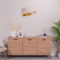 ValueLights Trekan Mink Ceiling Pendant Shade in Taupe