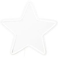 Orsina Neon Star White Wall Light, Kids Bedroom & Nursery Star Light, White Neon Wall Mounted Acrylic Light