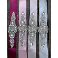 Lilly + Bo Girl's Light Pink Flower Girl Sash | Size: 0-12 m