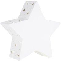 Orsina Kids Star Night Light, Playful Yellow Ceramic Star With Warm Gentle Glow, Provides Reassuring Light in White