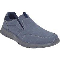 Chums Men's Dr Keller Wide Fit Slip On Trainer Shoe Lightweight Hybrid Shoes with in Navy | Size: 10