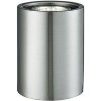 Happy Homewares Small & Contemporary LED Table/Floor Lamp Uplighter in Metallic Silver
