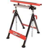 Lumberjack Multifunction 3 in 1 Workstand 200kg Roller V & Work Platform Horse Stand in Red