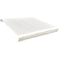 Berkfield Home Awning Top Sunshade Canvas Cream 6 x 3 m in Beige