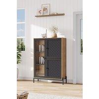 Straw Doors Storage Cabinet